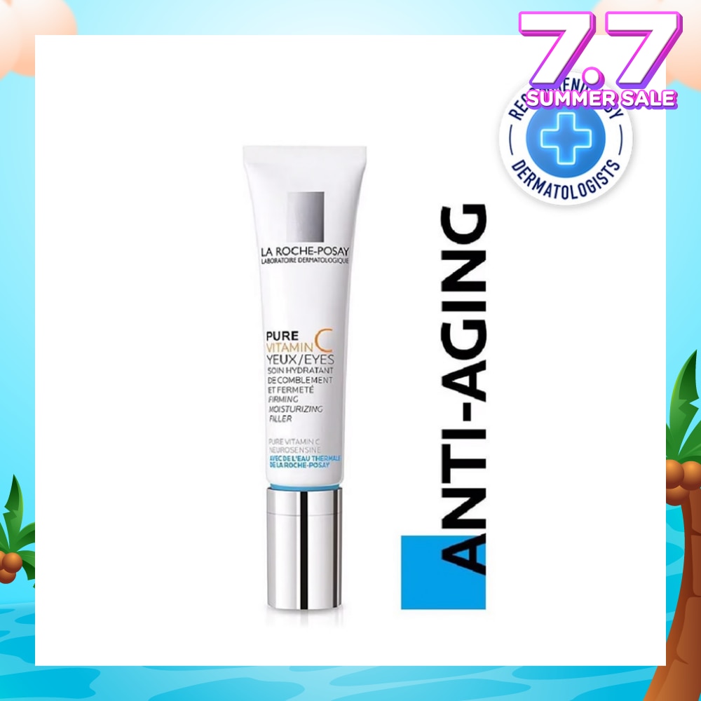 Pure Vitamin C10 Eyes 15ml (Anti-Wrinkle & Skin Radiance Eye Cream with Pure Vitamin C for Aging Skin) 15ml