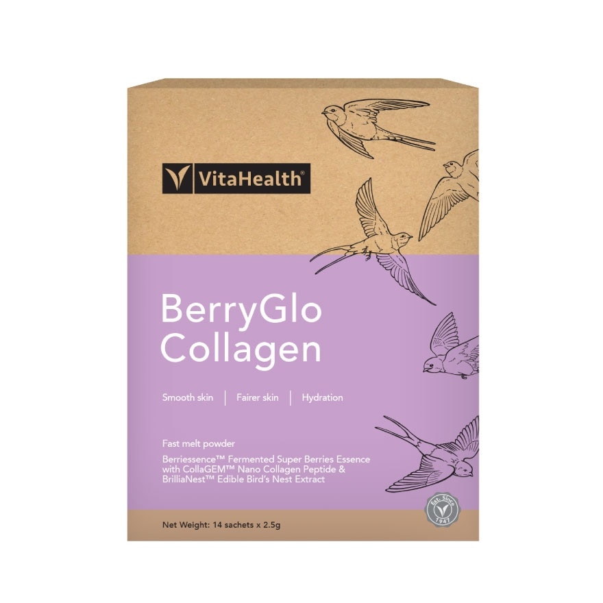 BerryGlo Collagen Sachet 2.5g x 14s