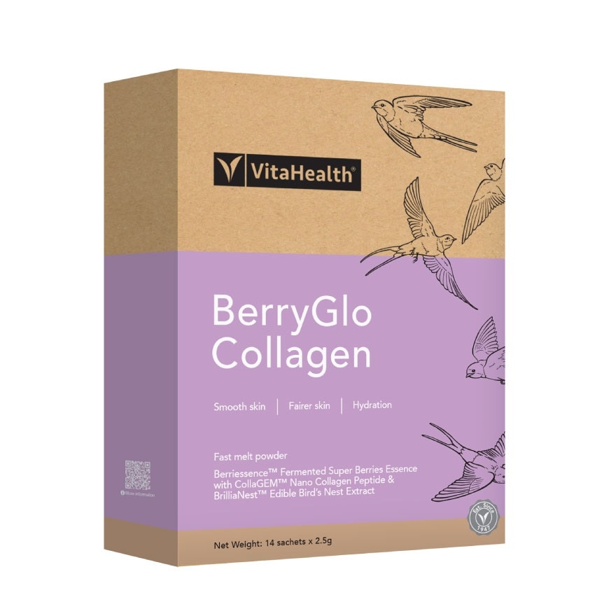 BerryGlo Collagen Sachet 2.5g x 14s