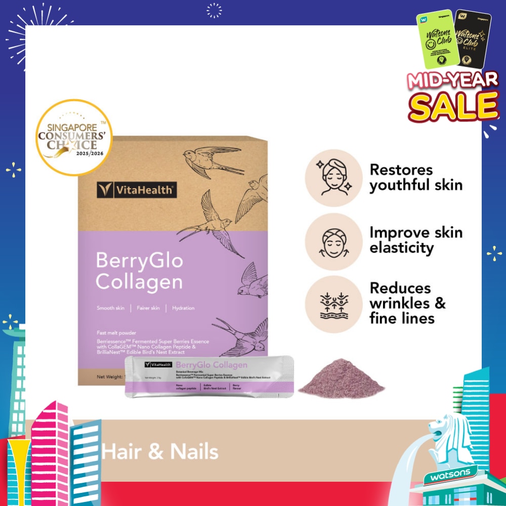 BerryGlo Collagen Sachet 2.5g x 14s