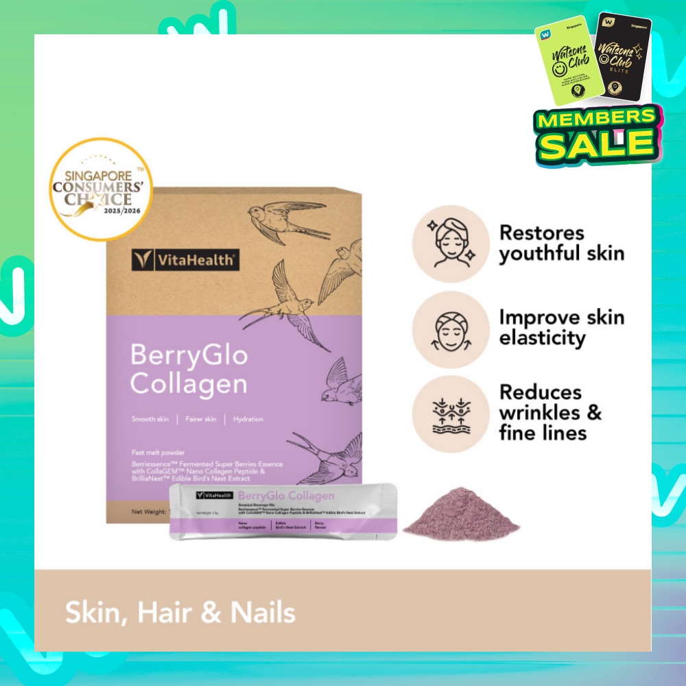 BerryGlo Collagen Sachet 2.5g x 14s