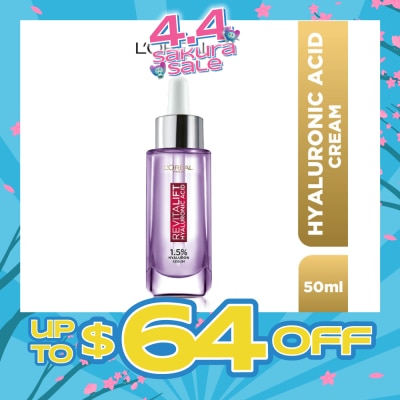 L'OREAL PARIS SKINCARE - Revitalift 1.5% Hyaluronic Acid Plumping Serum (Plump, Smooth and Enchance Radiance) 30ml