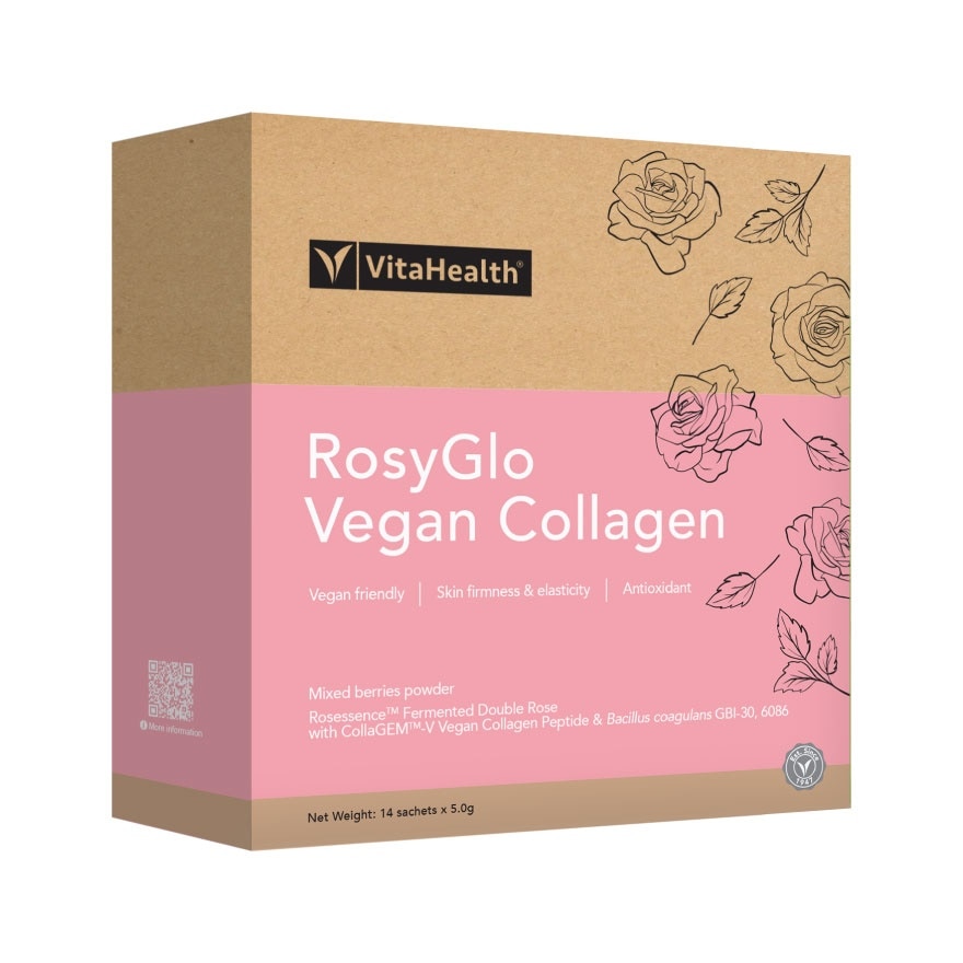 RosyGlo Vegan Collagen Sachet 5g x 14s