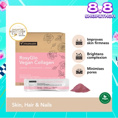 VITAHEALTH RosyGlo Vegan Collagen Sachet 5g x 14s