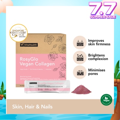 VITAHEALTH RosyGlo Vegan Collagen Sachet 5g x 14s