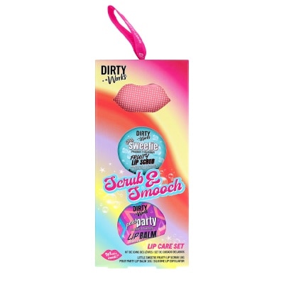 DIRTY WORKS [Christmas] Scrub & Smooch Lip Care Set 1s