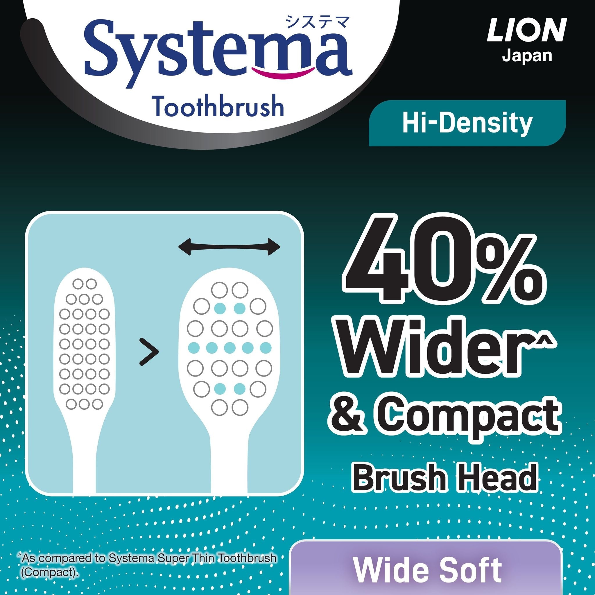 Hi-Density Toothbrush (Wide Soft) 2s