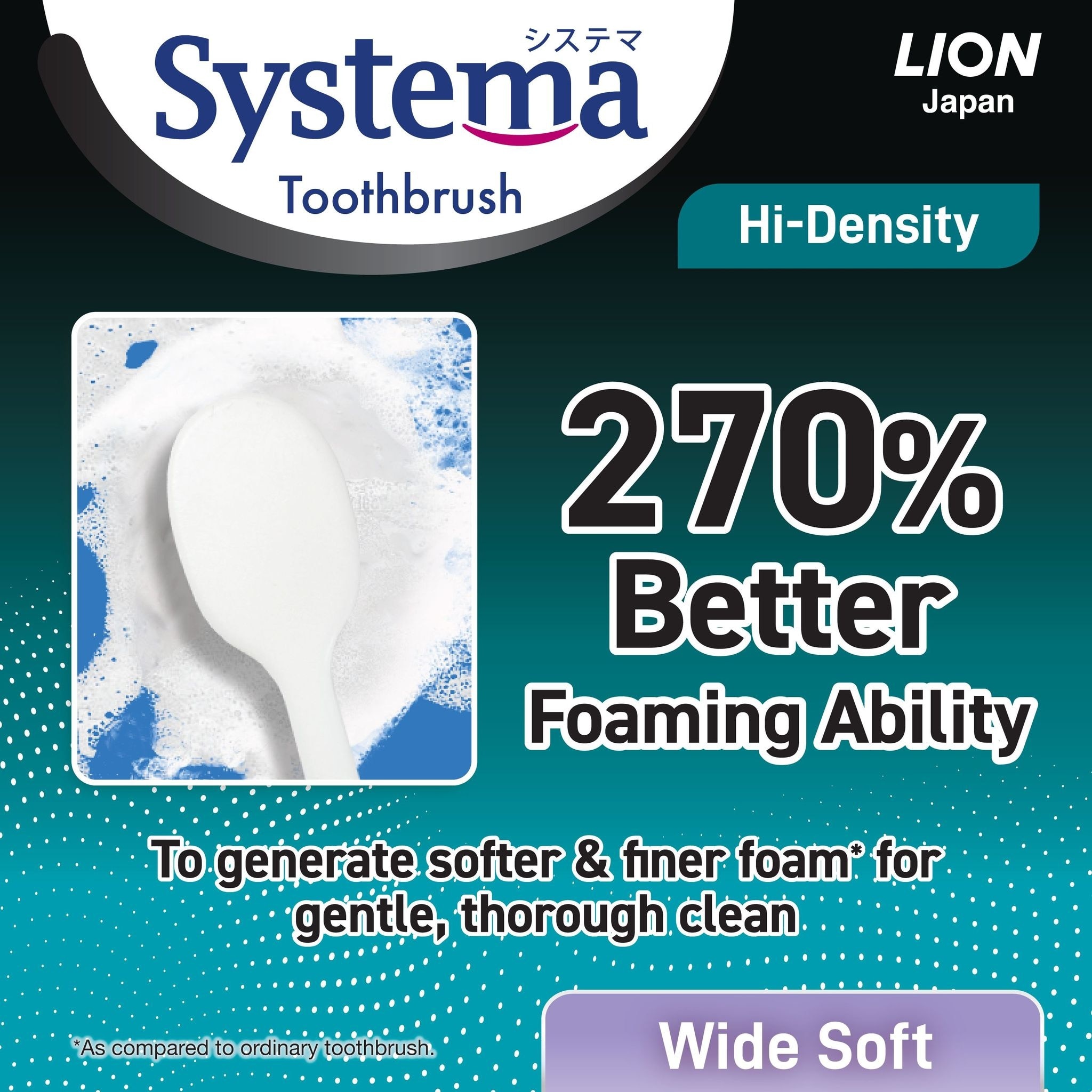 Hi-Density Toothbrush (Wide Soft) 2s