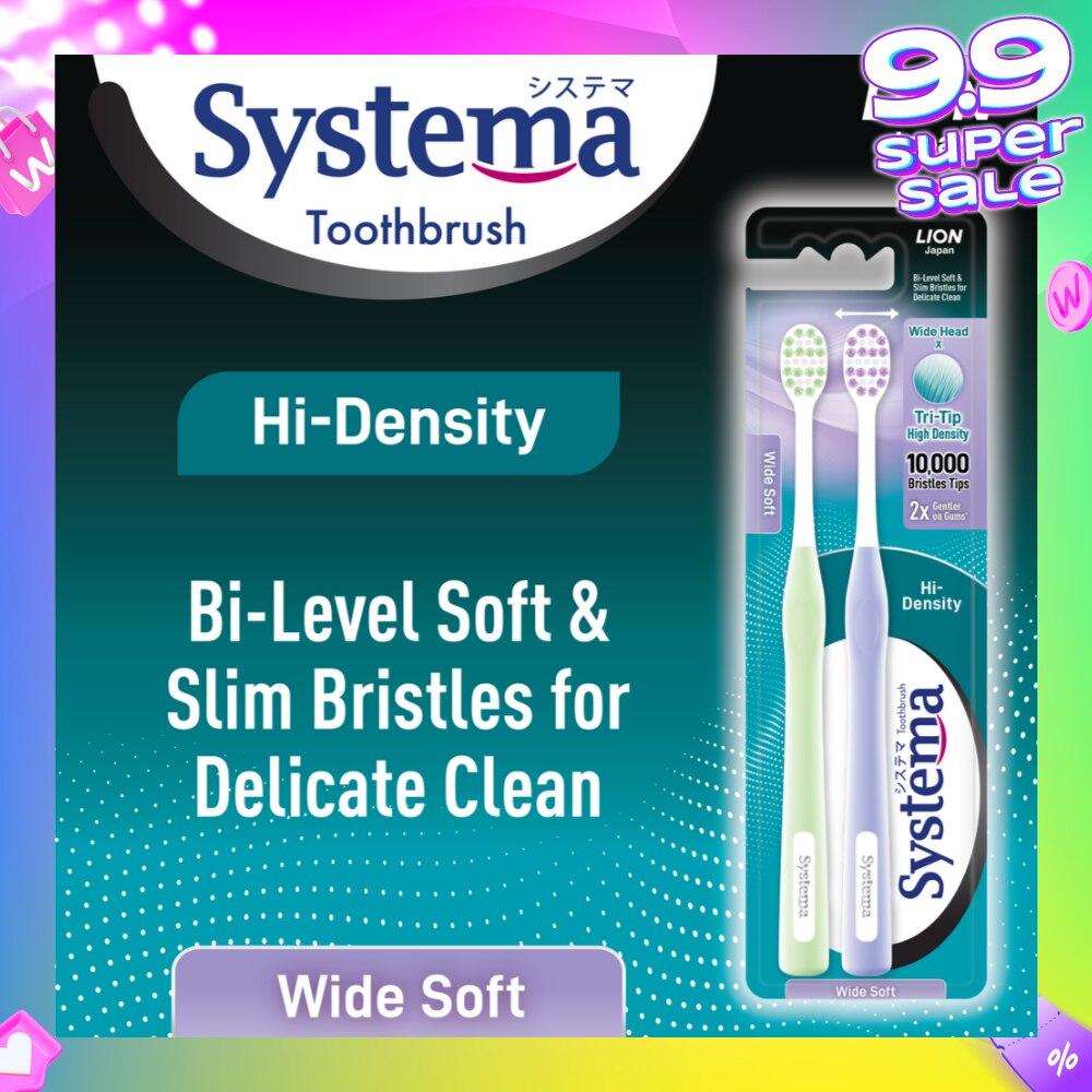 Hi-Density Toothbrush (Wide Soft) 2s