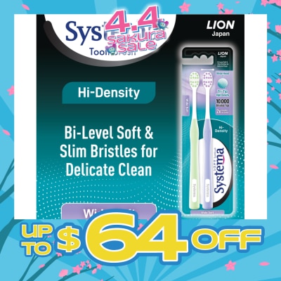 SYSTEMA - Hi-Density Toothbrush (Wide Soft) 2s