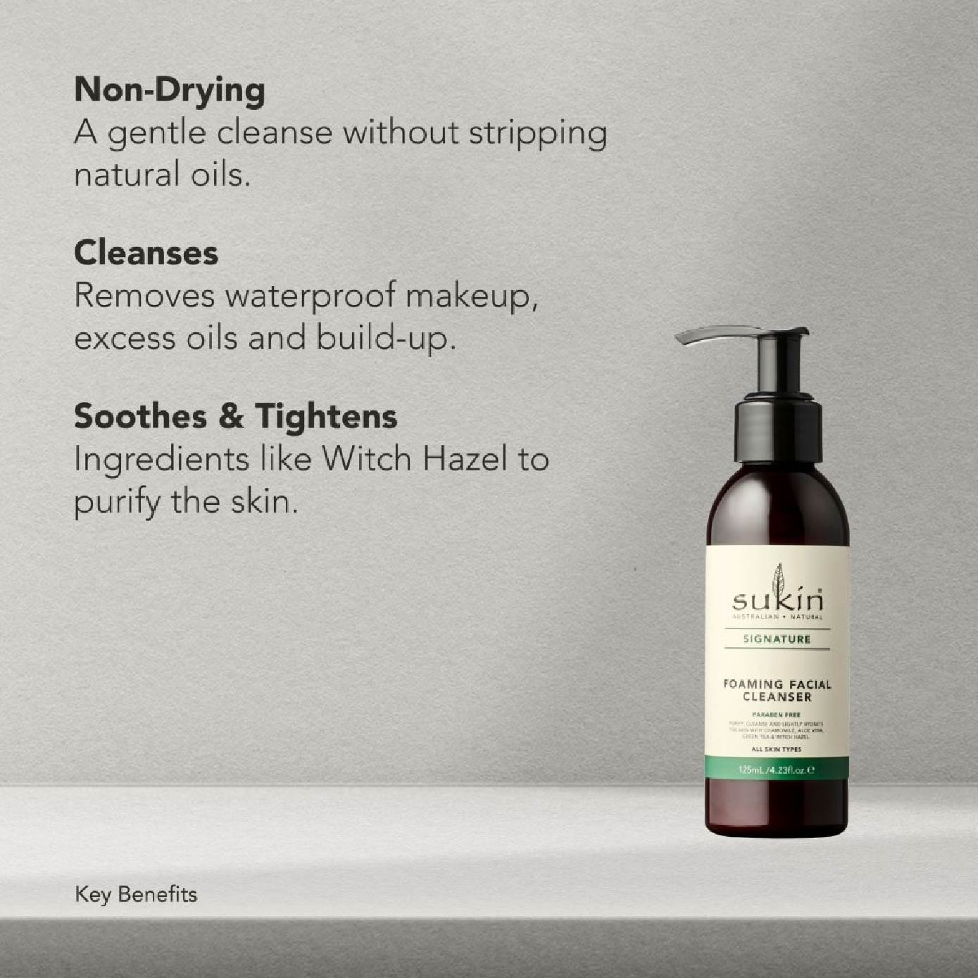 Foaming Facial Cleanser Pump Signature 125ml