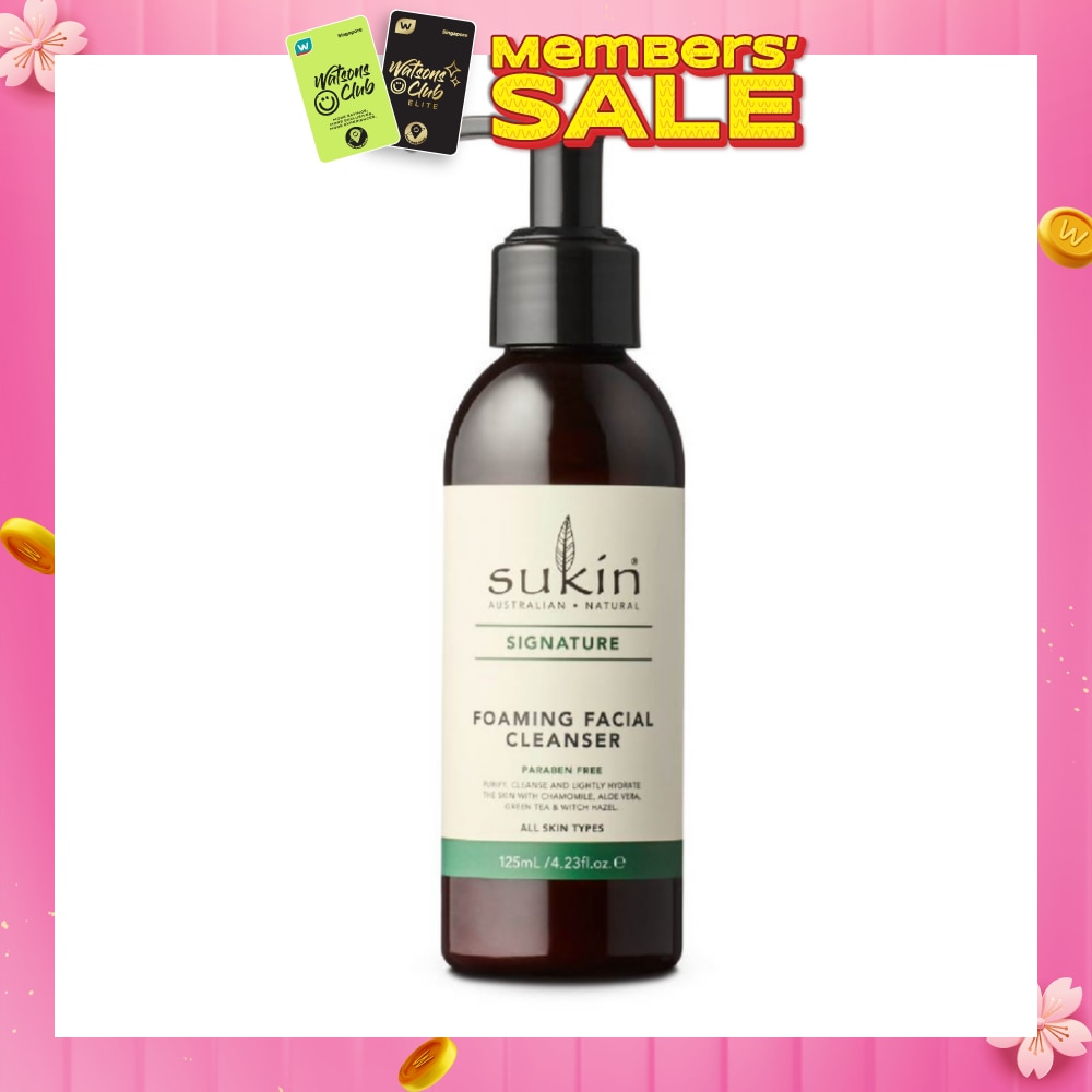 Foaming Facial Cleanser Pump Signature 125ml