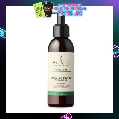 SUKIN Foaming Facial Cleanser Pump Signature 125ml