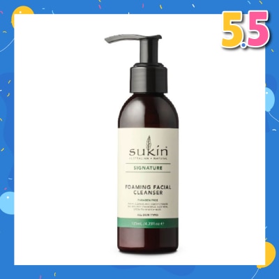 SUKIN Foaming Facial Cleanser Pump Signature 125ml