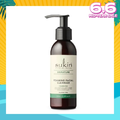 SUKIN Foaming Facial Cleanser Pump Signature 125ml