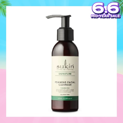 SUKIN Foaming Facial Cleanser Pump Signature 125ml