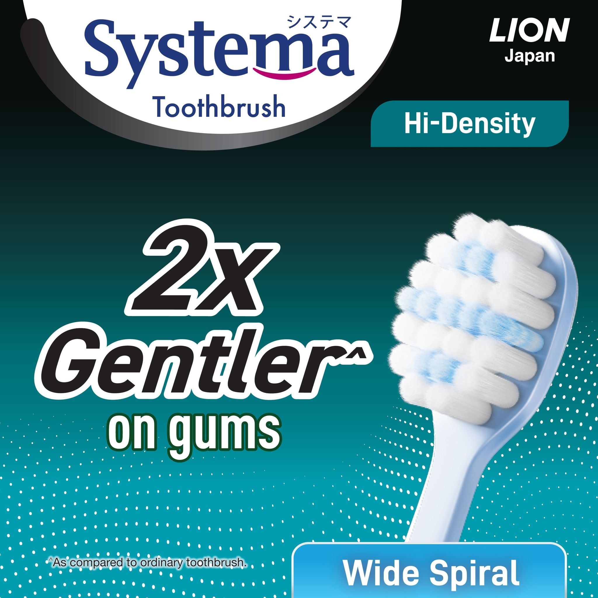 Hi-Density Toothbrush (Wide Spiral) 2s