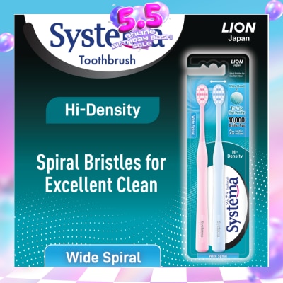 SYSTEMA - Hi-Density Toothbrush (Wide Spiral) 2s