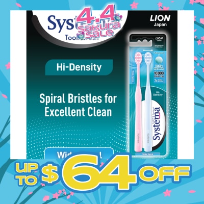 SYSTEMA - Hi-Density Toothbrush (Wide Spiral) 2s