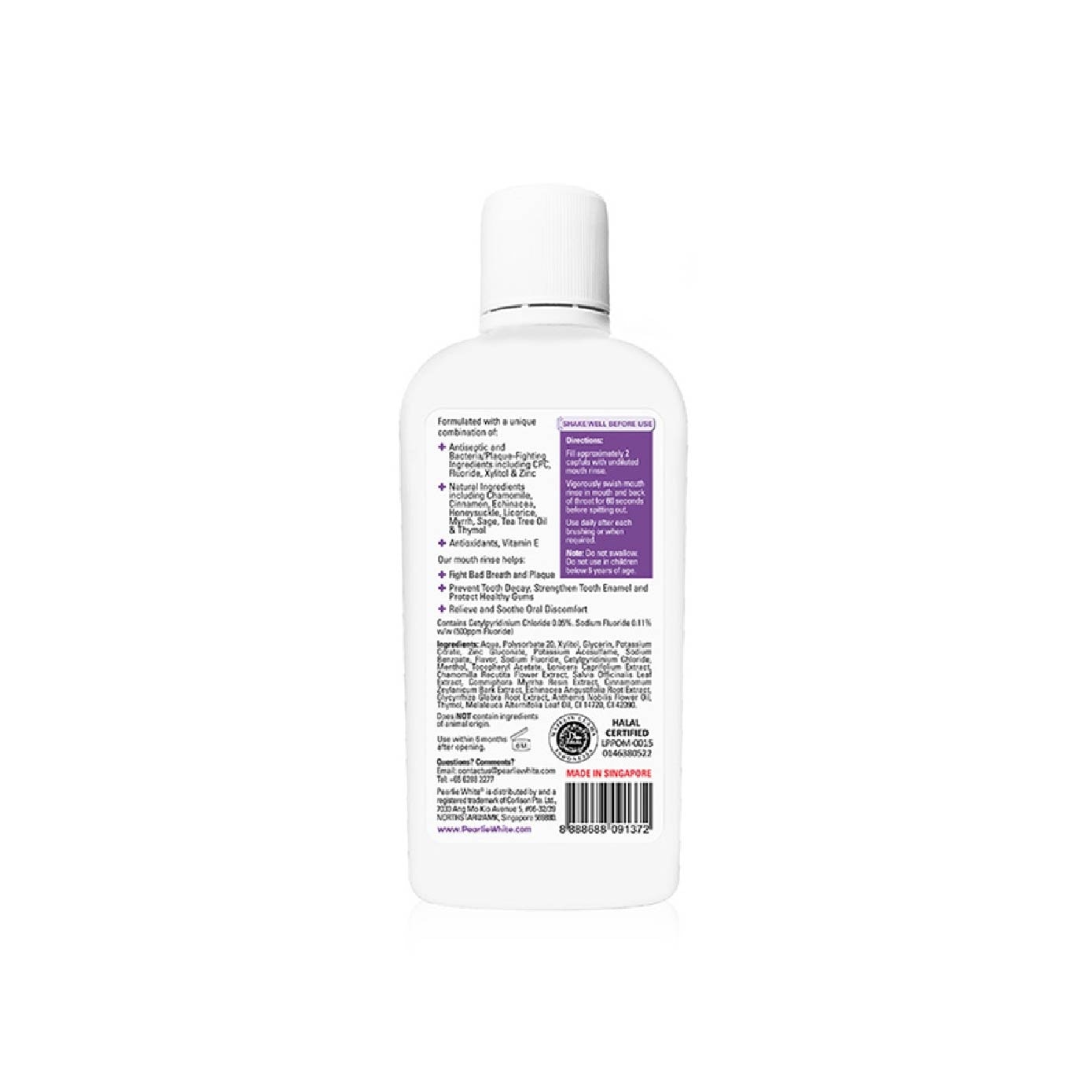 Defenze Travel Pack (Defenze Antiseptic Fluoride Mouth Rinse 100ml + Defenze Antiseptic Oral Spray 8.5ml)