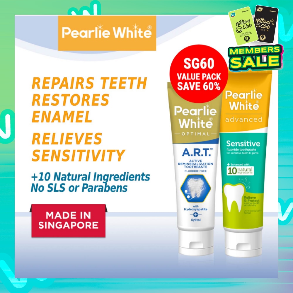 Advanced Sensitive Toothpaste 130g + Optimal A.R.T. Active Remineralization Toothpaste 110g