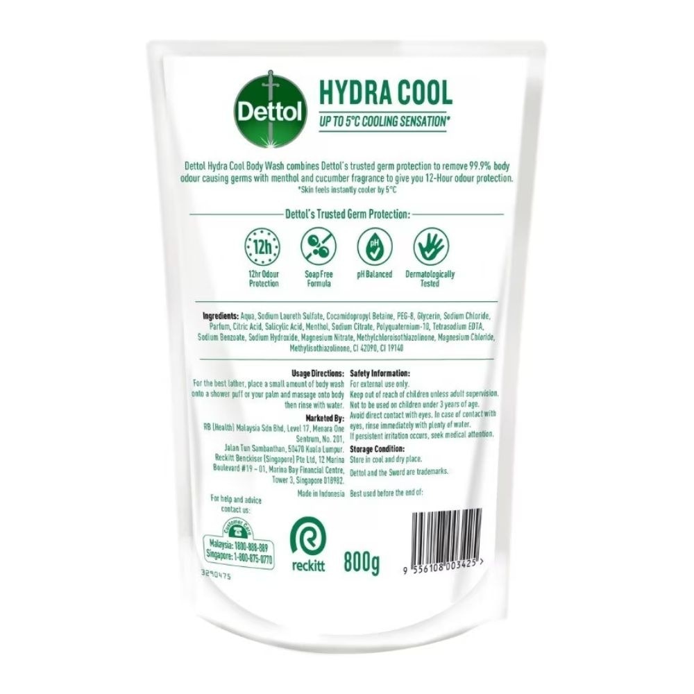 Body Wash Hydra Cool Refill 800g image
