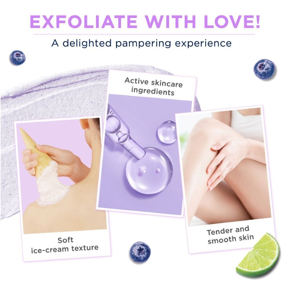 Ice-Cream Body Scrub Blueberry & Lime 280g