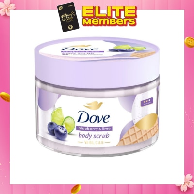 DOVE Ice-Cream Body Scrub Blueberry & Lime 280g