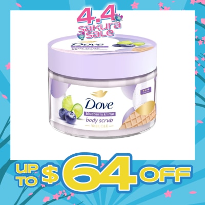 DOVE Ice-Cream Body Scrub Blueberry & Lime 280g