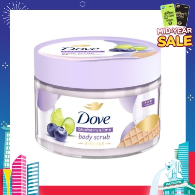 DOVE Ice-Cream Body Scrub Blueberry & Lime 280g