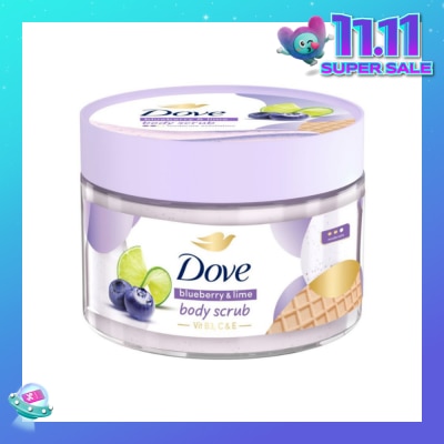 DOVE Ice-Cream Body Scrub Blueberry & Lime 280g
