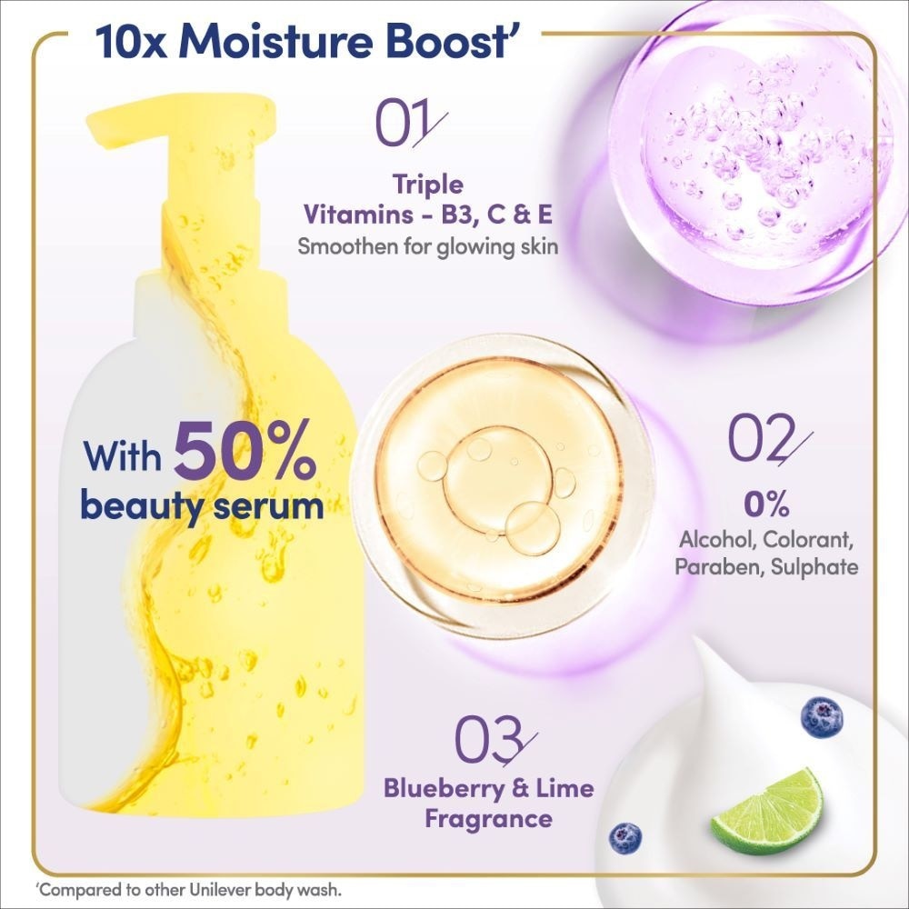 Cloud Foam Body Wash Blueberry & Lime 400ml