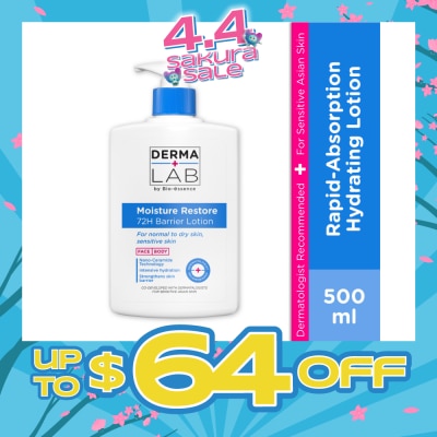 DERMA LAB - Moisture Restore 72H Barrier Lotion 500ml