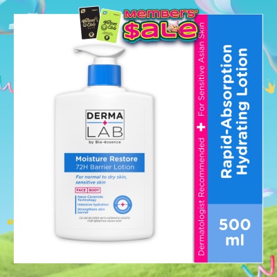 DERMA LAB - Moisture Restore 72H Barrier Lotion 500ml