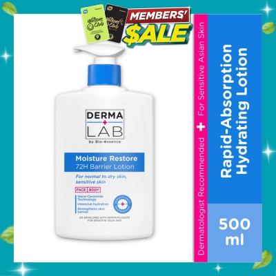 DERMA LAB Moisture Restore 72H Barrier Lotion 500ml image