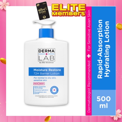 DERMA LAB Moisture Restore 72H Barrier Lotion 500ml