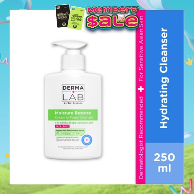 DERMA LAB - Moisture Restore Cream to Foam Cleanser 250ml