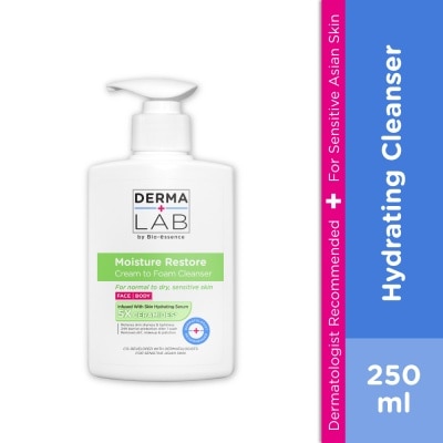 DERMA LAB Moisture Restore Cream to Foam Cleanser 250ml
