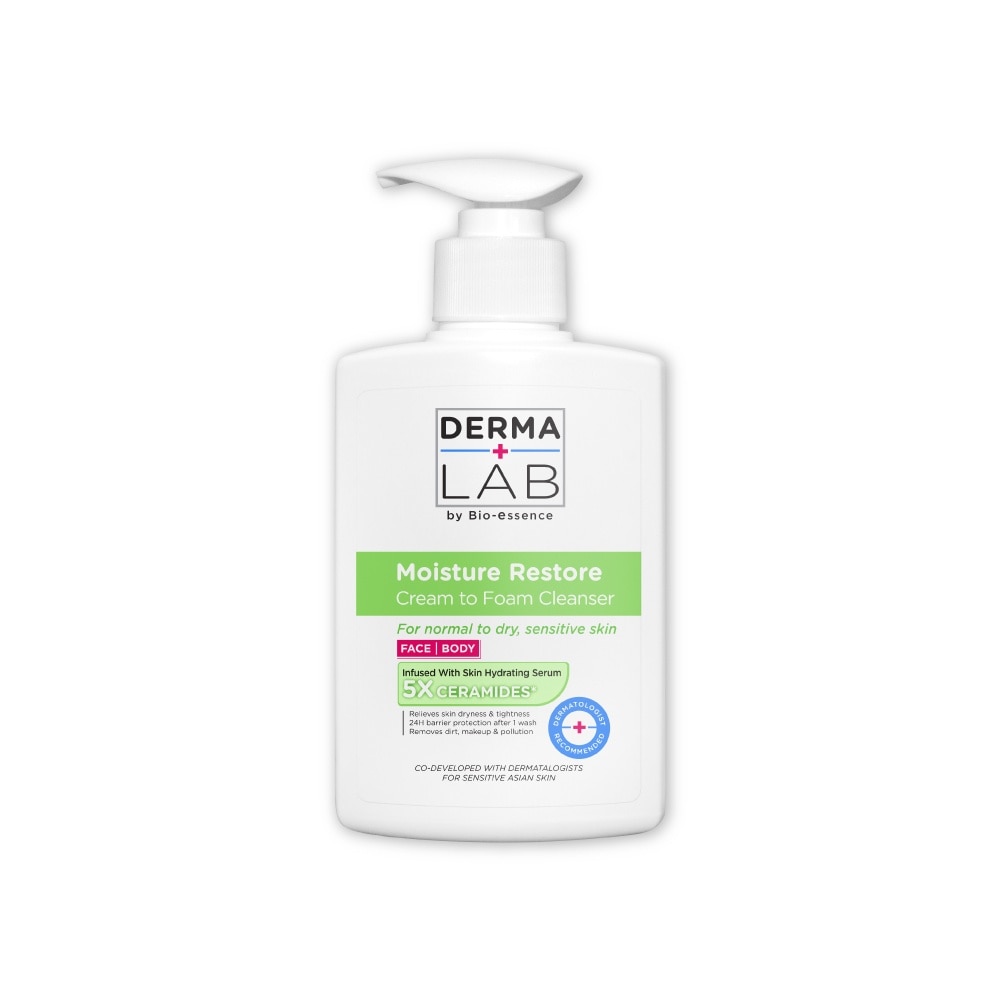 Moisture Restore Cream to Foam Cleanser 250ml