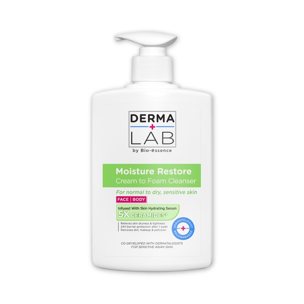 Moisture Restore Cream to Foam Cleanser 500ml