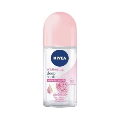 NIVEA Whitening Deep Serum White & Smooth Hokkaido Rose Deodorant Roll On 50ml