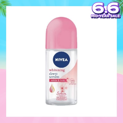 NIVEA Whitening Deep Serum White & Firm Sakura Deodorant Roll On 50ml