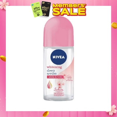 NIVEA Whitening Deep Serum White & Firm Sakura Deodorant Roll On 50ml