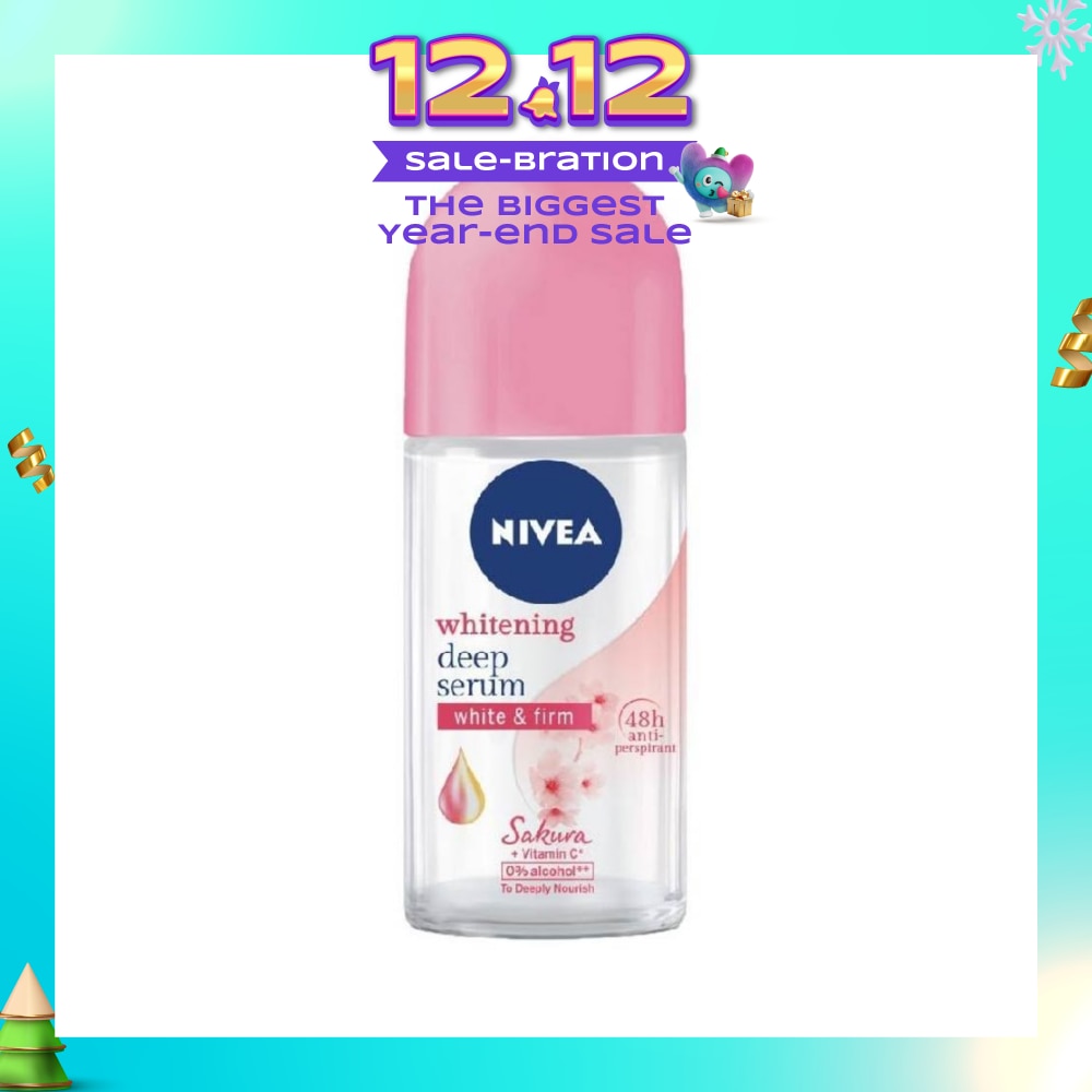 Whitening Deep Serum White & Firm Sakura Deodorant Roll On 50ml