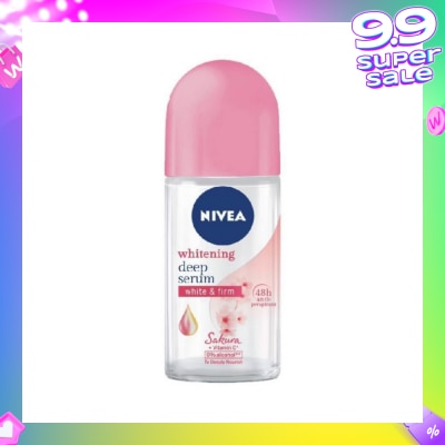 NIVEA Whitening Deep Serum White & Firm Sakura Deodorant Roll On 50ml