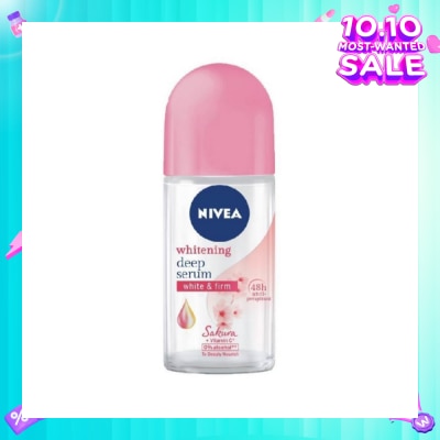 NIVEA Whitening Deep Serum White & Firm Sakura Deodorant Roll On 50ml