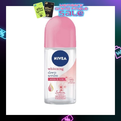NIVEA Whitening Deep Serum White & Firm Sakura Deodorant Roll On 50ml