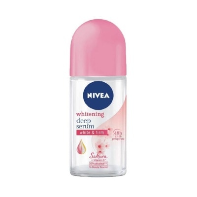 NIVEA Whitening Deep Serum White & Firm Sakura Deodorant Roll On 50ml