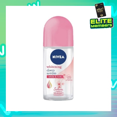 NIVEA Whitening Deep Serum White & Firm Sakura Deodorant Roll On 50ml