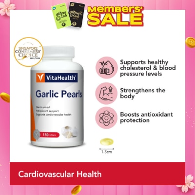 VITAHEALTH Garlic Pearls Softgels 150s